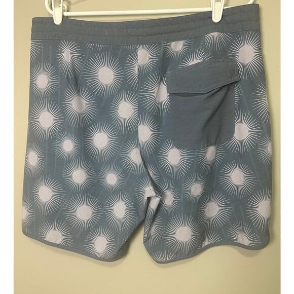 Dark Seas Men's Recycled Boardshorts Miguel Blue Size 36 - Picture 4 of 7